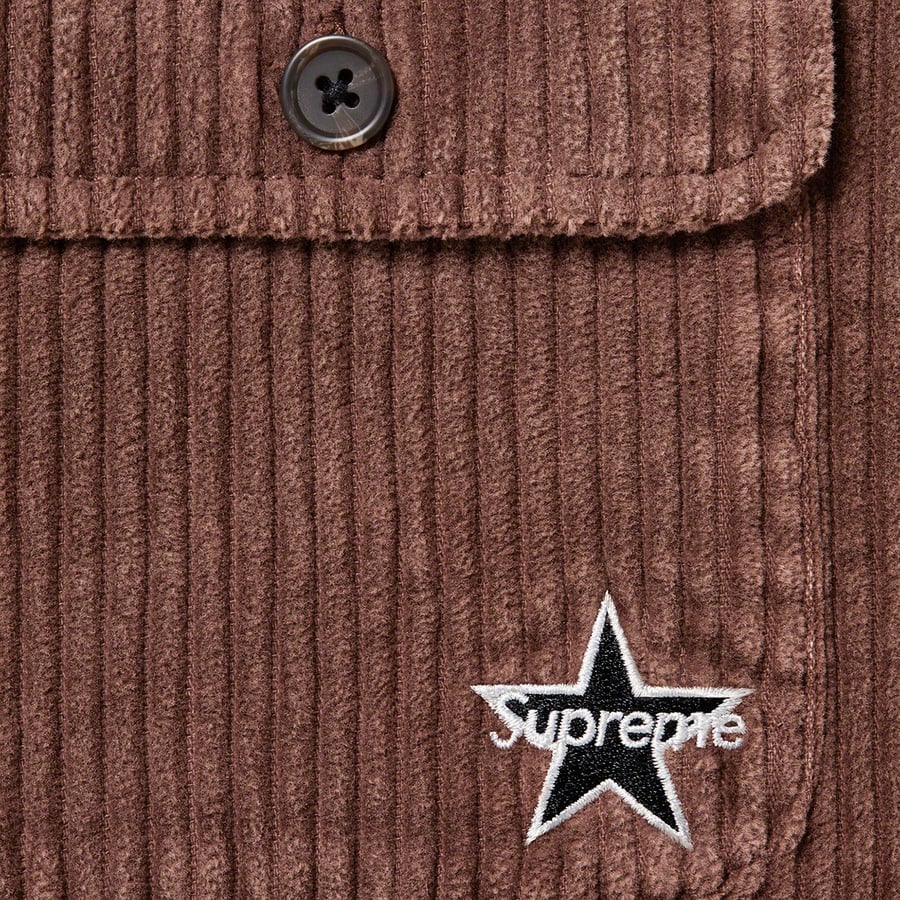 Details on Corduroy Shirt Brown from spring summer
                                                    2022 (Price is $138)