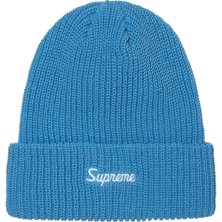 Details on Loose Gauge Beanie Light Royal from spring summer
                                                    2022 (Price is $38)