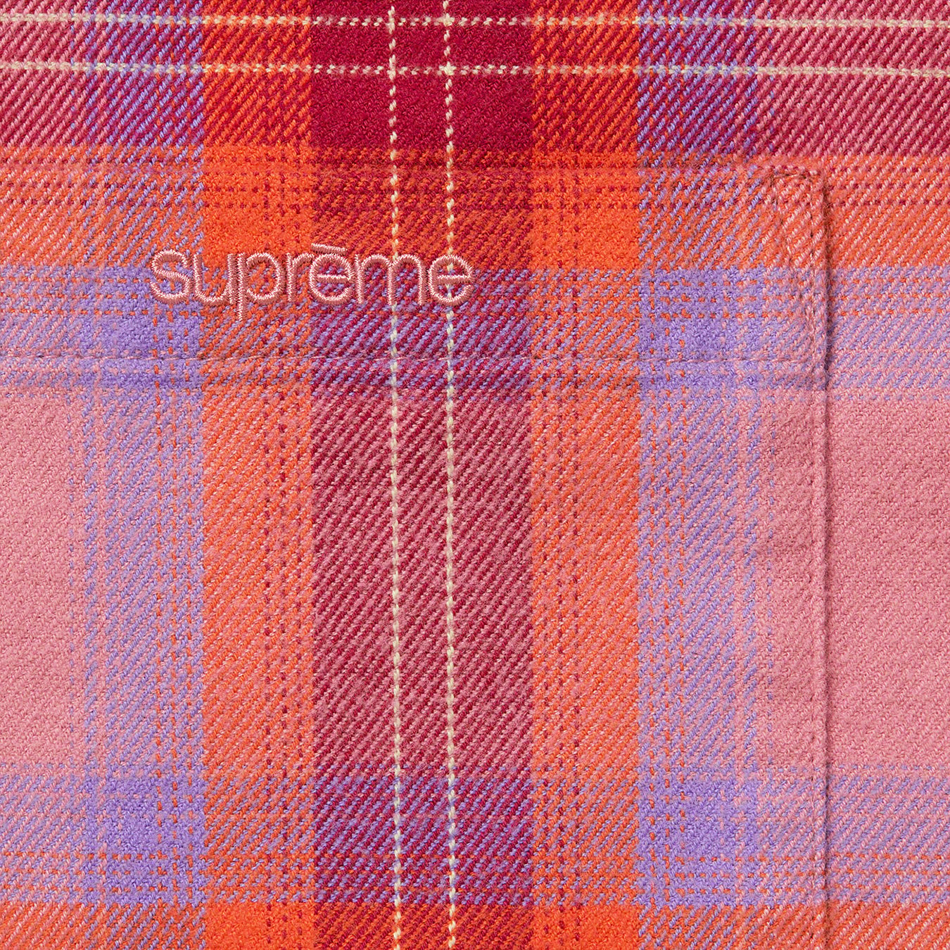 Brushed Plaid Flannel Shirt - spring summer 2022 - Supreme