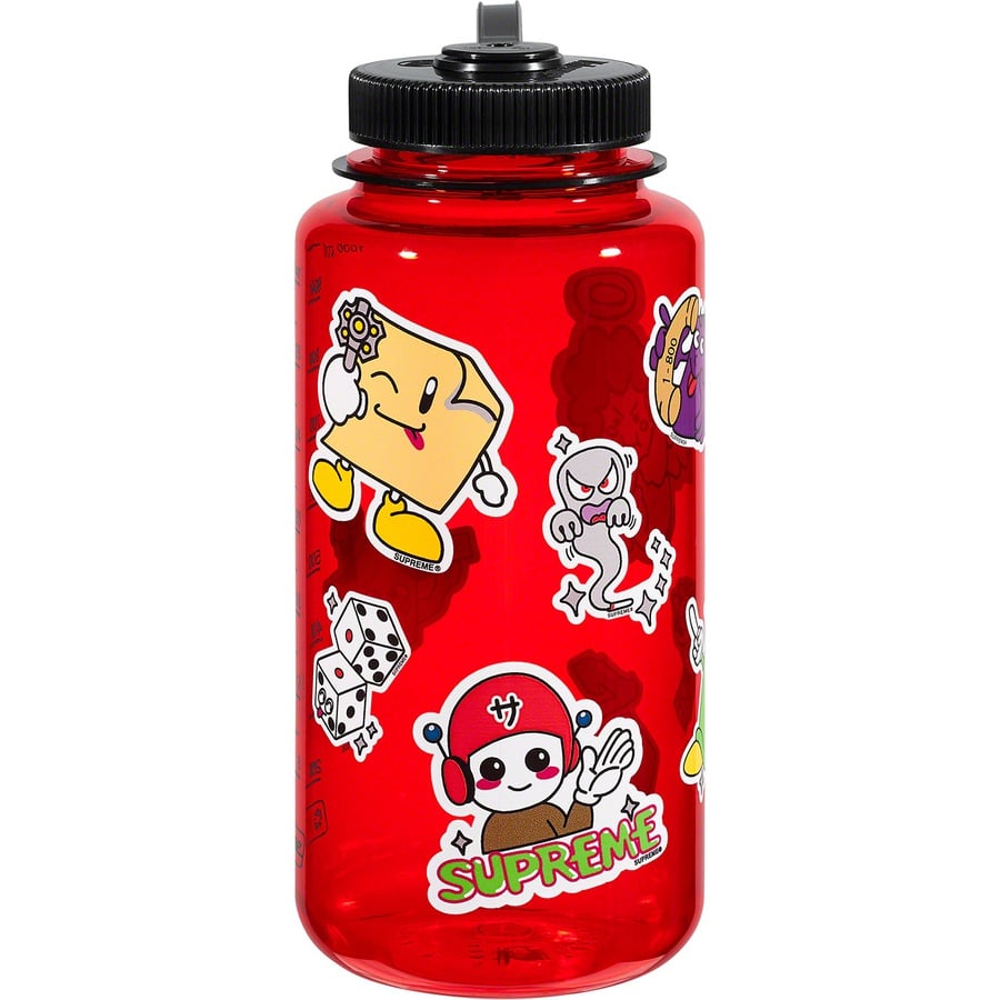 Details on Supreme Nalgene Characters 32 oz. Bottle Red from spring summer
                                                    2022 (Price is $30)