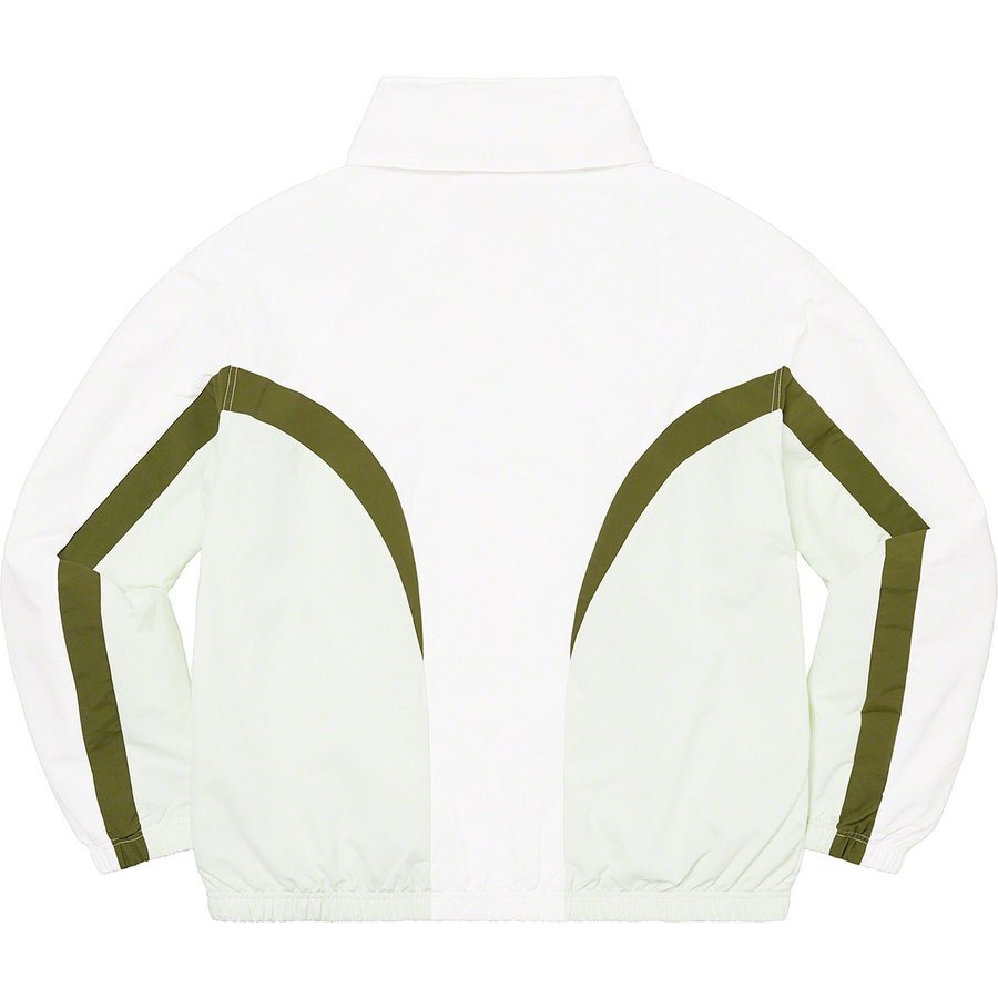 Details on Curve Track Jacket White from spring summer
                                                    2022 (Price is $168)