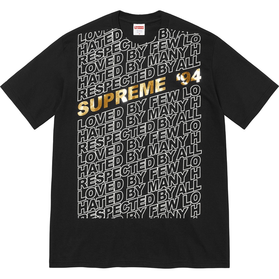 Details on Respected Tee Black from spring summer
                                                    2022 (Price is $40)