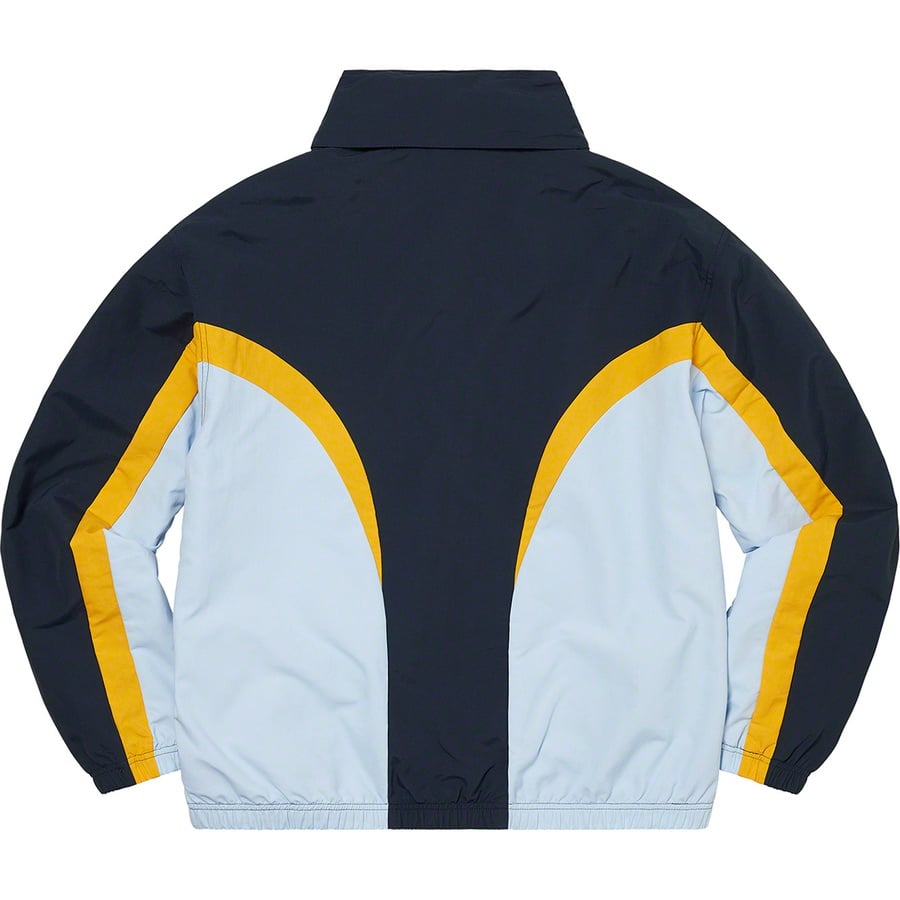 Details on Curve Track Jacket Navy from spring summer
                                                    2022 (Price is $168)