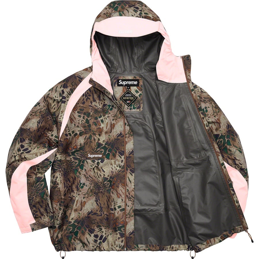 Details on GORE-TEX PACLITE Jacket Brown Prym1 Camo from spring summer 2022 (Price is $348)