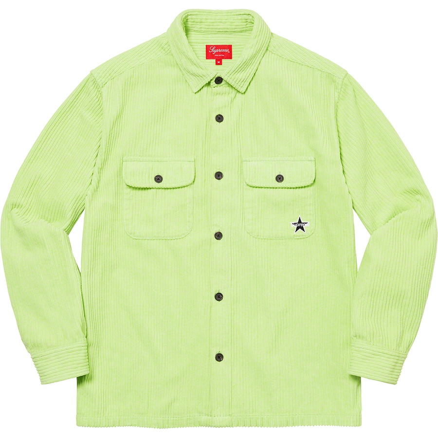 Details on Corduroy Shirt Pale Mint from spring summer
                                                    2022 (Price is $138)