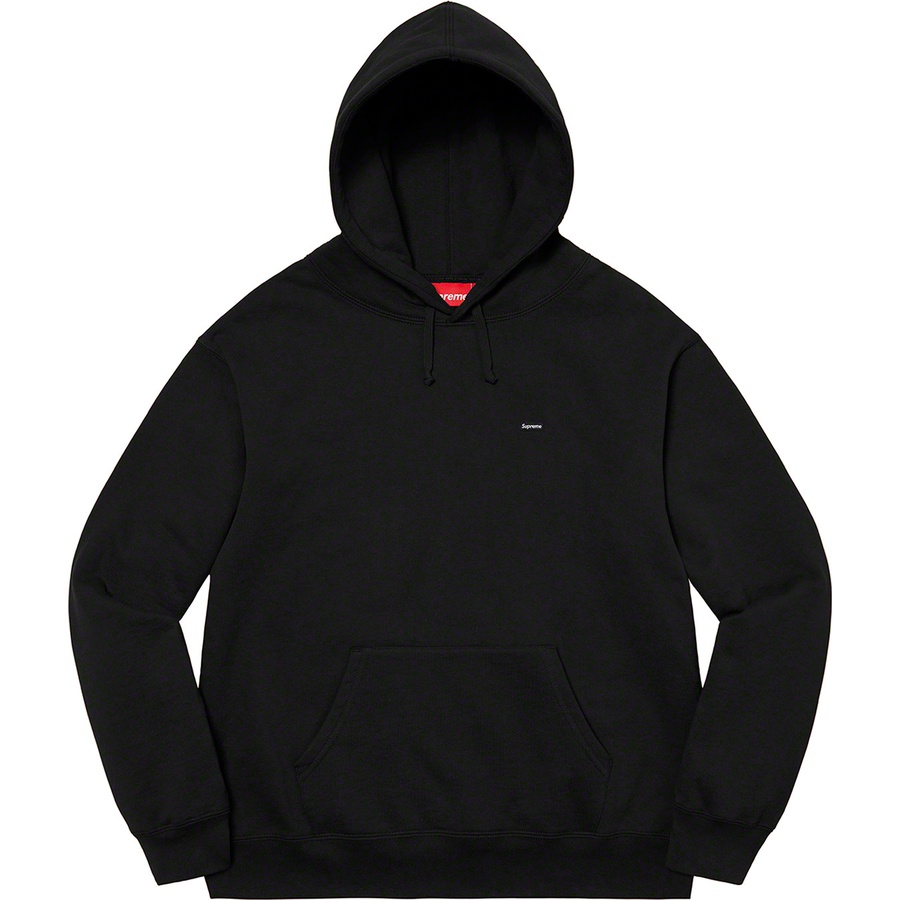 Details on Small Box Hooded Sweatshirt Black from spring summer 2022 (Price is $148)