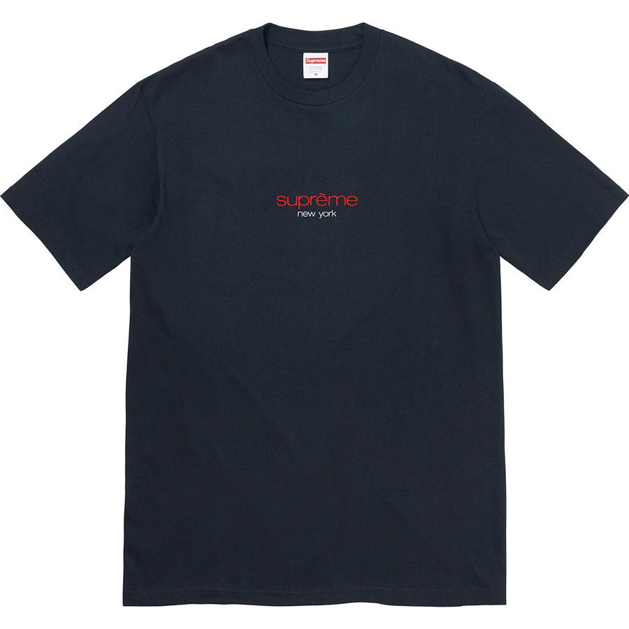 Details on Classic Logo Tee Navy from spring summer 2022 (Price is $40)