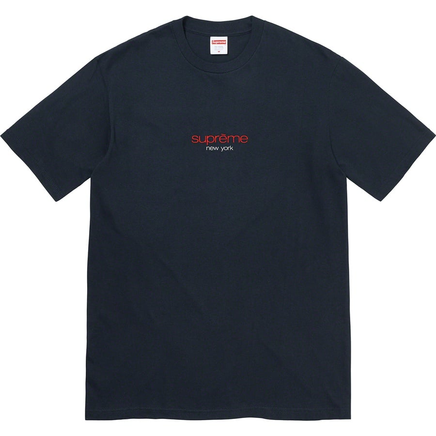 Details on Classic Logo Tee Navy from spring summer
                                                    2022 (Price is $40)