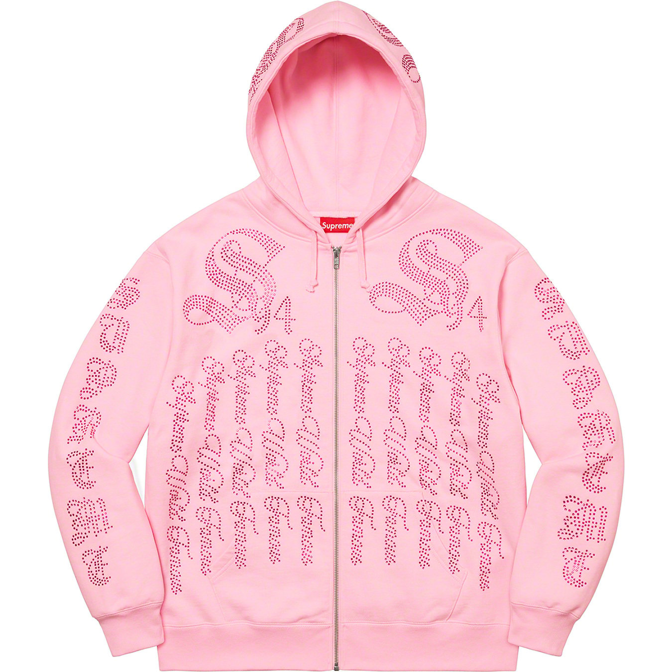 Supreme 2022 Graphic Print Hoodie - Pink Sweatshirts & Hoodies