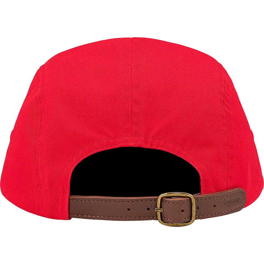 Details on Washed Chino Twill Camp Cap Red from spring summer
                                                    2022 (Price is $48)