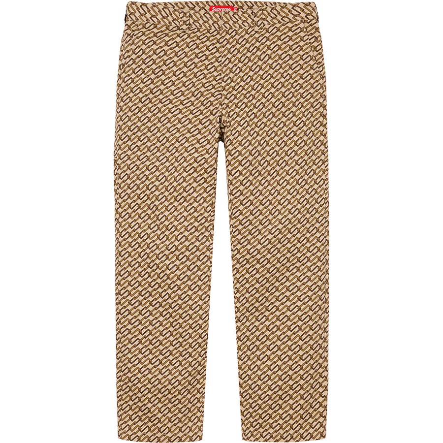 Details on Work Pant Khaki Monogram from spring summer
                                                    2022 (Price is $128)