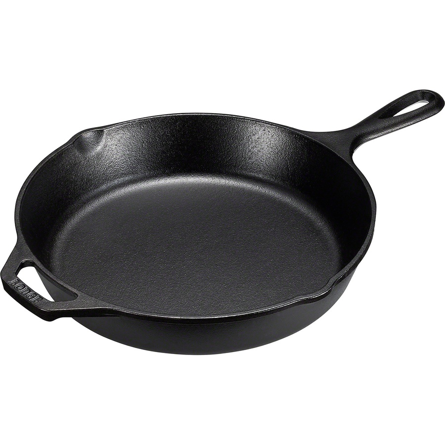 Details on Supreme Lodge 10" Cast Iron Skillet Black from spring summer 2022 (Price is $58)