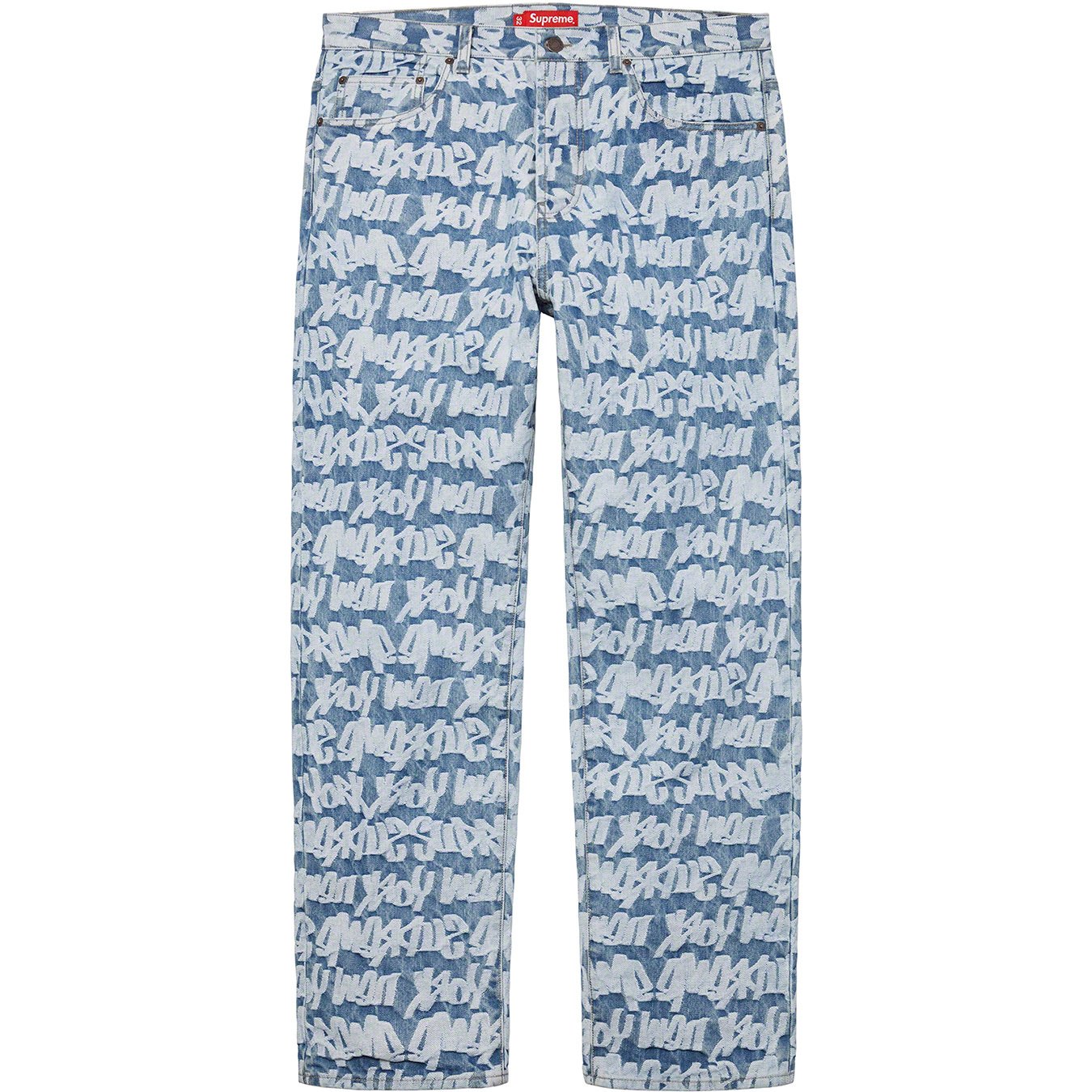 Fat Tip Jacquard Regular Jean - spring summer 2022 - Supreme