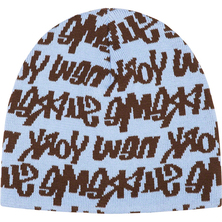 Details on Fat Tip Beanie Light Blue from spring summer
                                                    2022 (Price is $40)