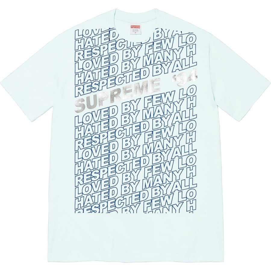 Details on Respected Tee Pale Blue from spring summer
                                                    2022 (Price is $40)