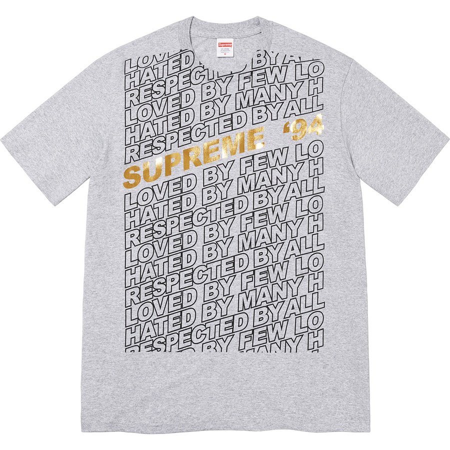 Details on Respected Tee Heather Grey from spring summer 2022 (Price is $40)