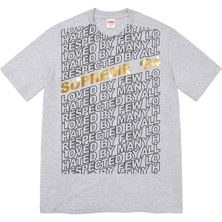 Details on Respected Tee Heather Grey from spring summer
                                                    2022 (Price is $40)