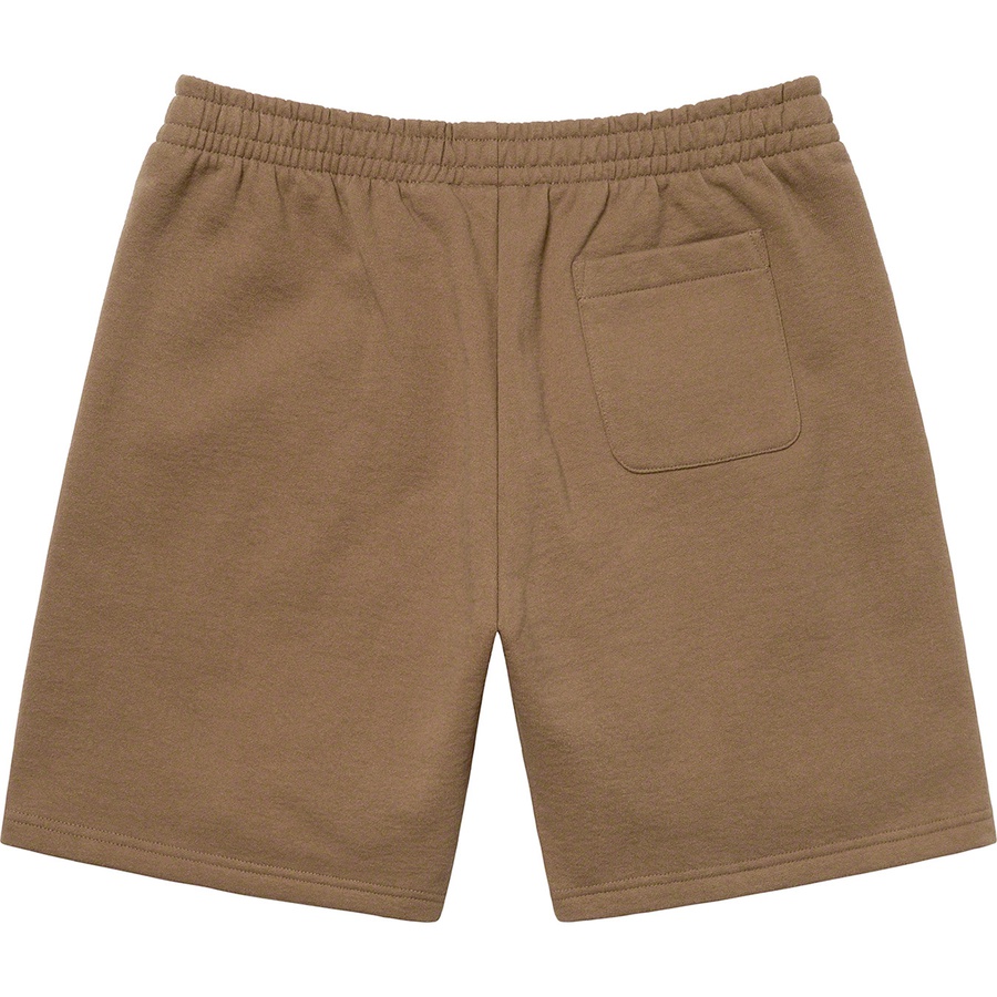 Details on Small Box Sweatshort Olive Brown from spring summer
                                                    2022 (Price is $118)