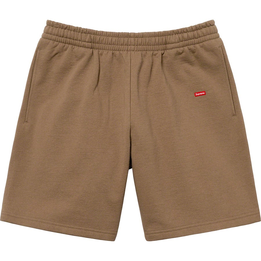 Details on Small Box Sweatshort Olive Brown from spring summer 2022 (Price is $118)