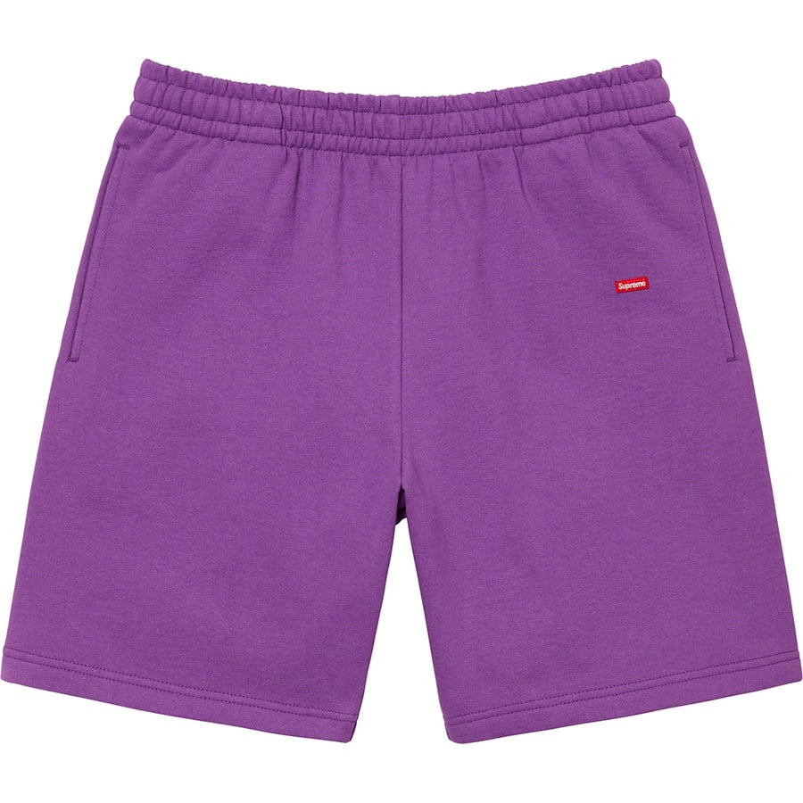 Details on Small Box Sweatshort Purple from spring summer 2022 (Price is $118)
