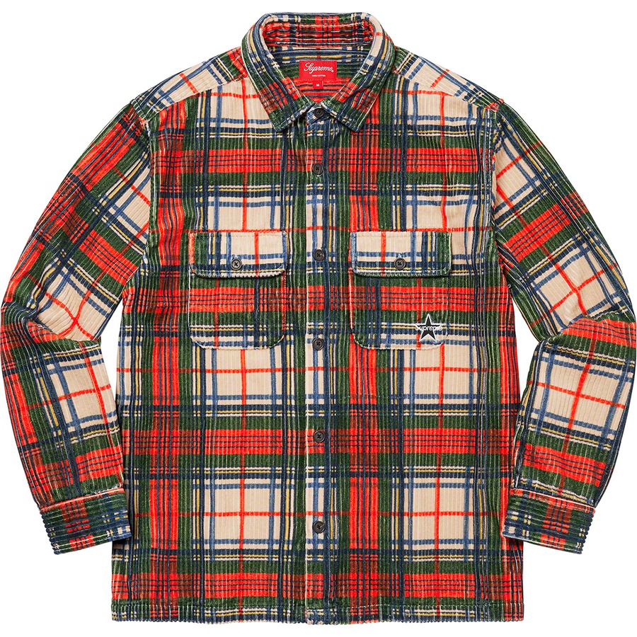 Details on Corduroy Shirt Plaid from spring summer
                                                    2022 (Price is $138)