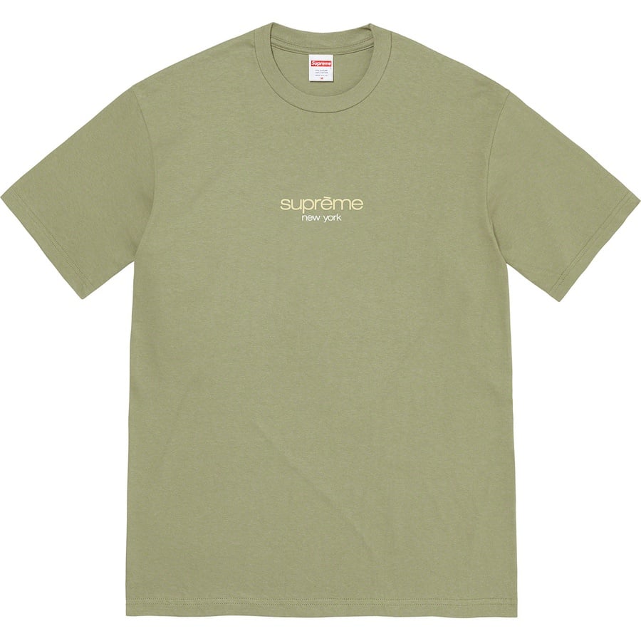 Details on Classic Logo Tee Light Olive from spring summer
                                                    2022 (Price is $40)