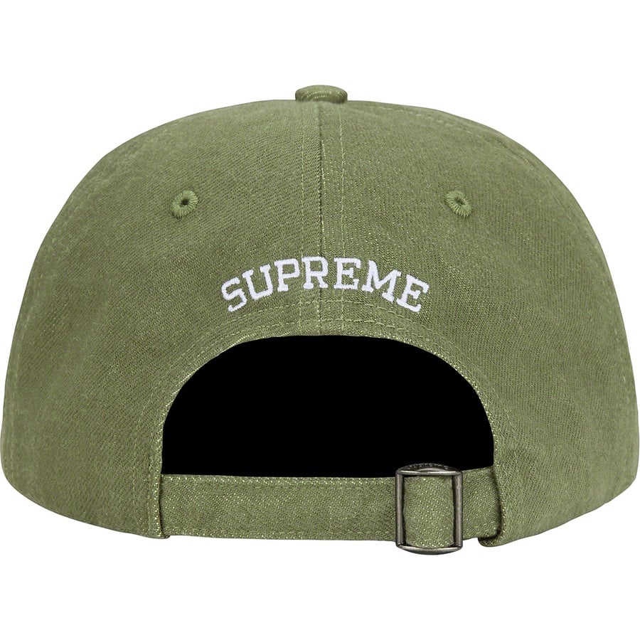 Details on Kevlar™ Denim S Logo 6-Panel Olive from spring summer
                                                    2022 (Price is $54)