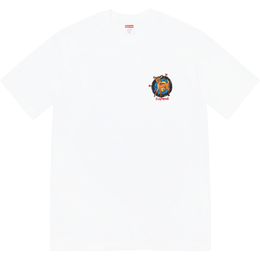 Details on Deer Tee White from spring summer 2022 (Price is $40)