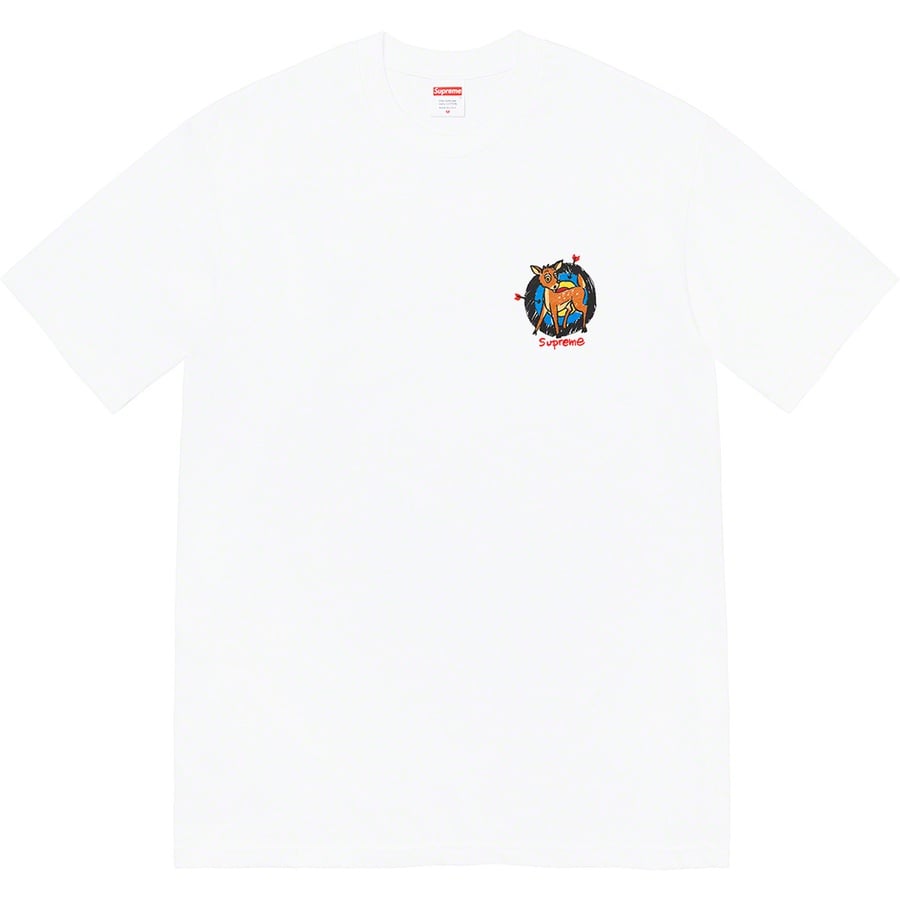 Details on Deer Tee White from spring summer
                                                    2022 (Price is $40)