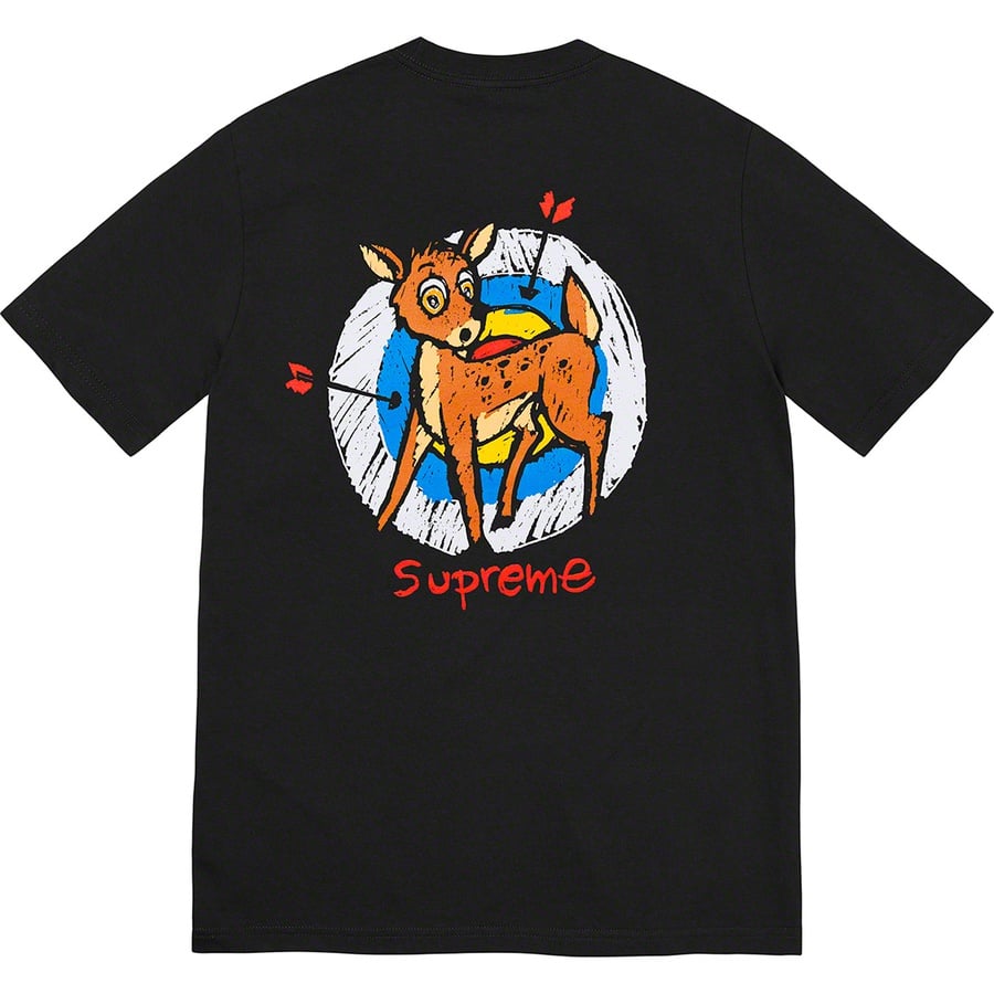 Supreme Deer Tee (SS22) - Black - $40