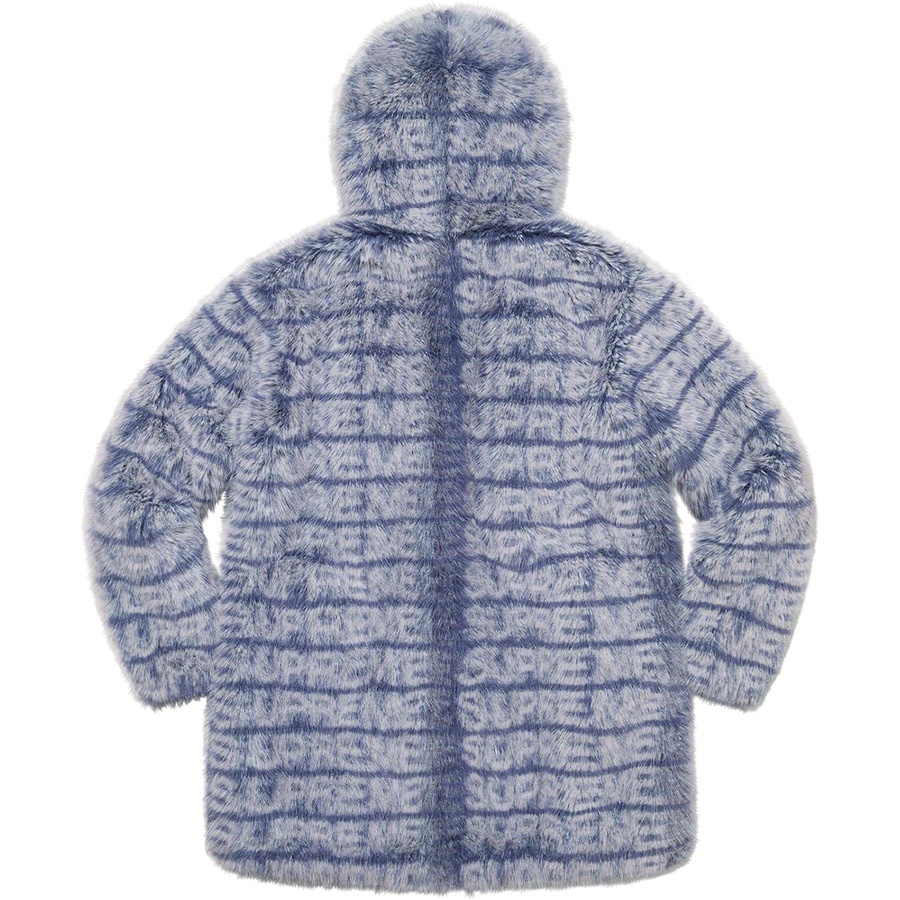 Supreme Faux Fur Hooded Coat (SS22) - Purple - $498