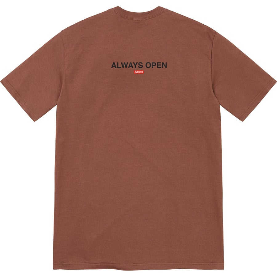 Details on Gas Tee Brown from spring summer
                                                    2022 (Price is $40)