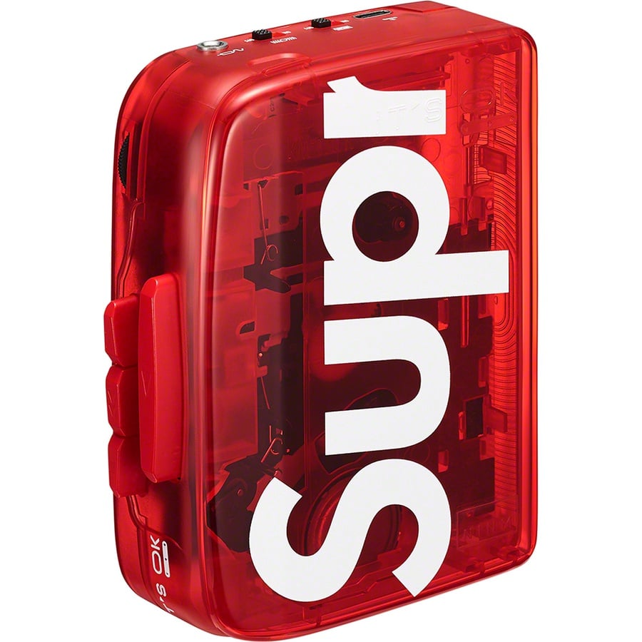 Details on Supreme IT'S OK TOO Cassette Player Red from spring summer
                                                    2022 (Price is $128)