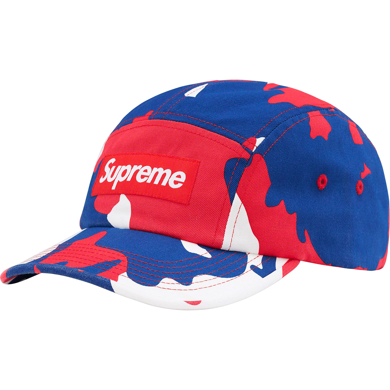 22SS SUPREME Washed Chino Twill Camp Cap