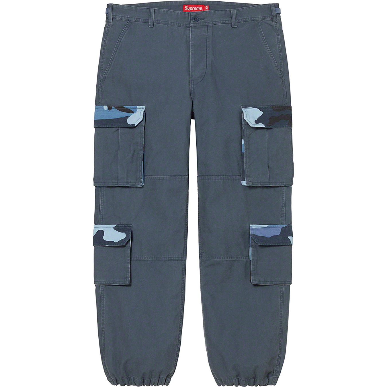 Pale Blue Cargo Pants