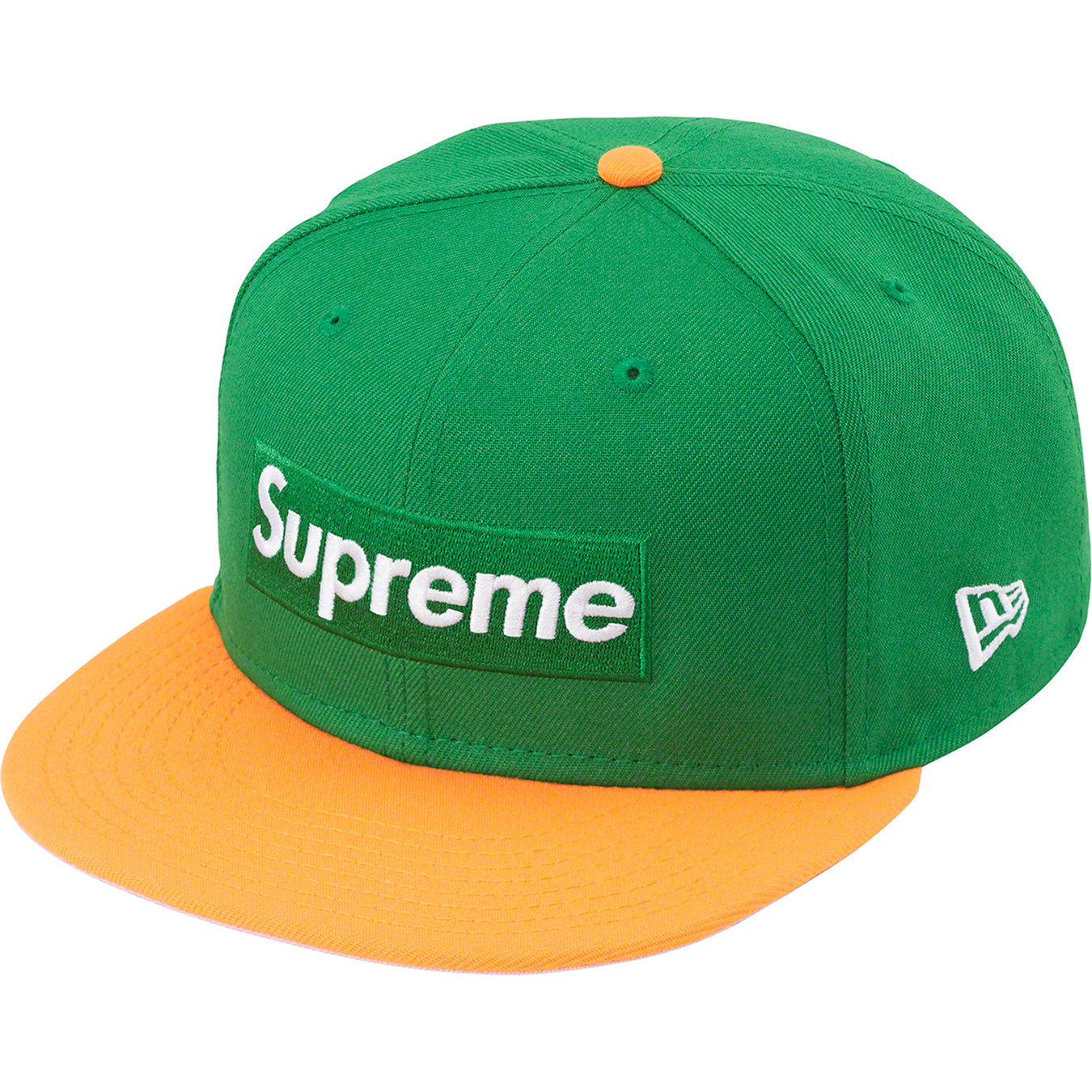 22SS 2-Tone Box Logo New Era 緑/黄