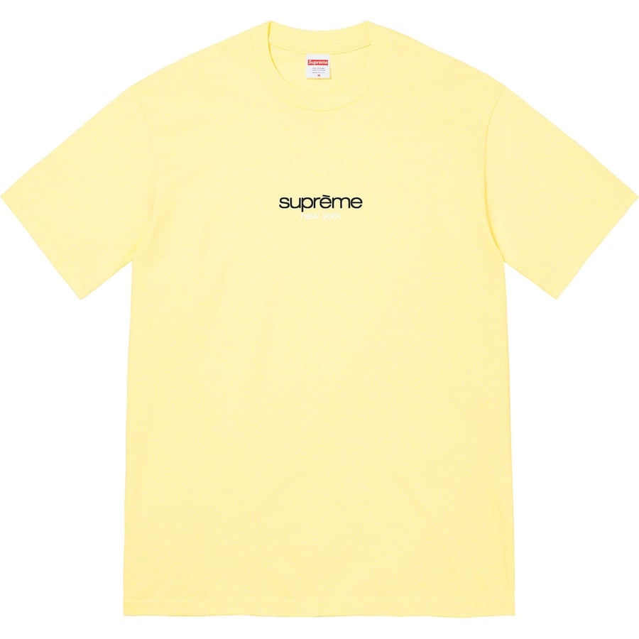 Details on Classic Logo Tee Pale Yellow from spring summer
                                                    2022 (Price is $40)