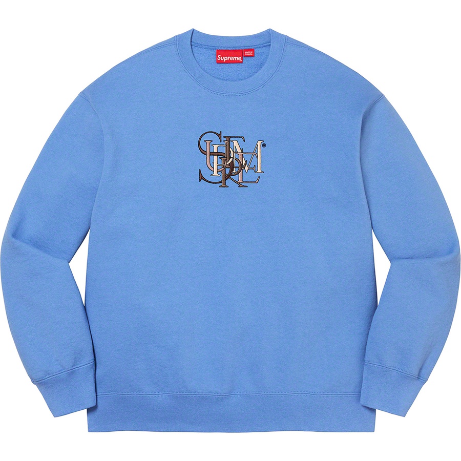 Details on Overlap Crewneck Light Blue from spring summer
                                                    2022 (Price is $148)