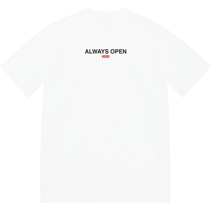 Details on Gas Tee White from spring summer
                                                    2022 (Price is $40)