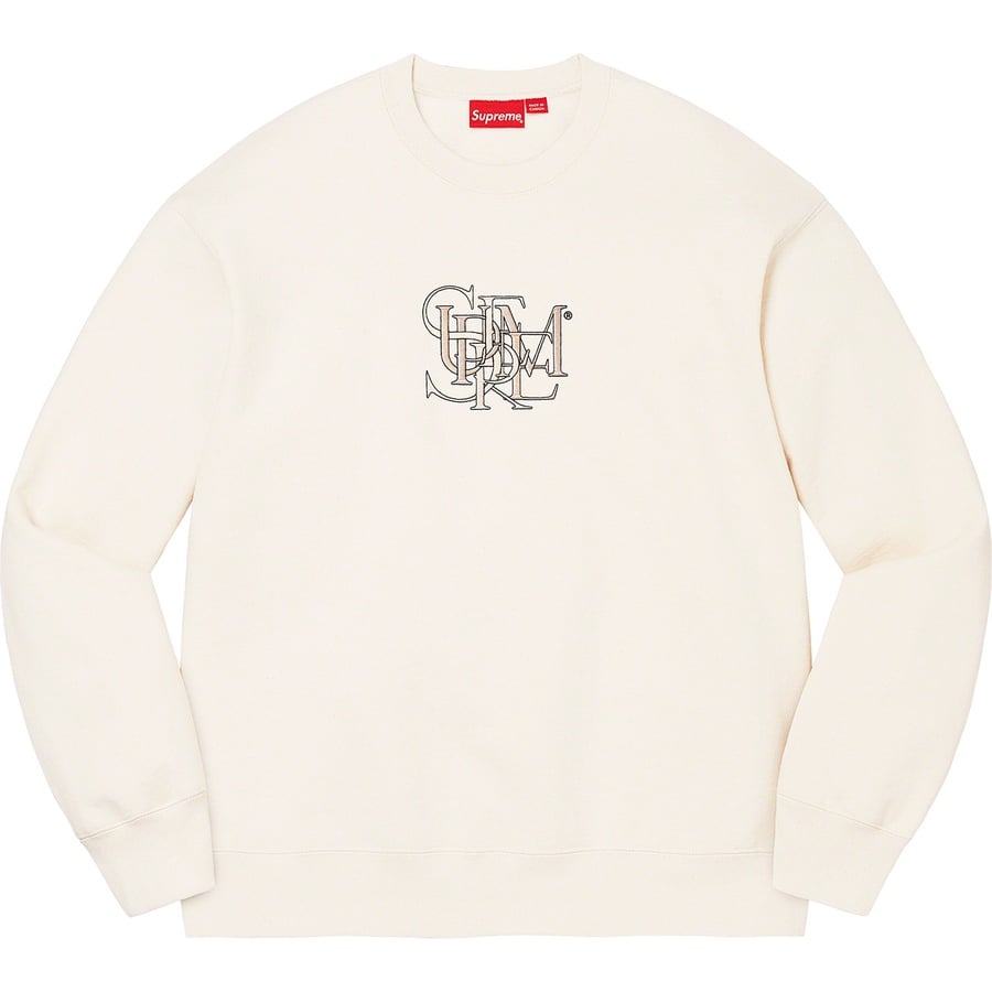 Details on Overlap Crewneck Natural from spring summer 2022 (Price is $148)