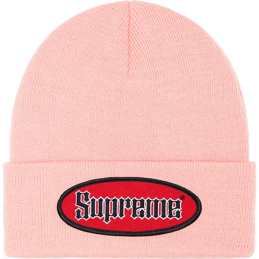 Details on Oval Patch Beanie Pink from spring summer
                                                    2022 (Price is $38)