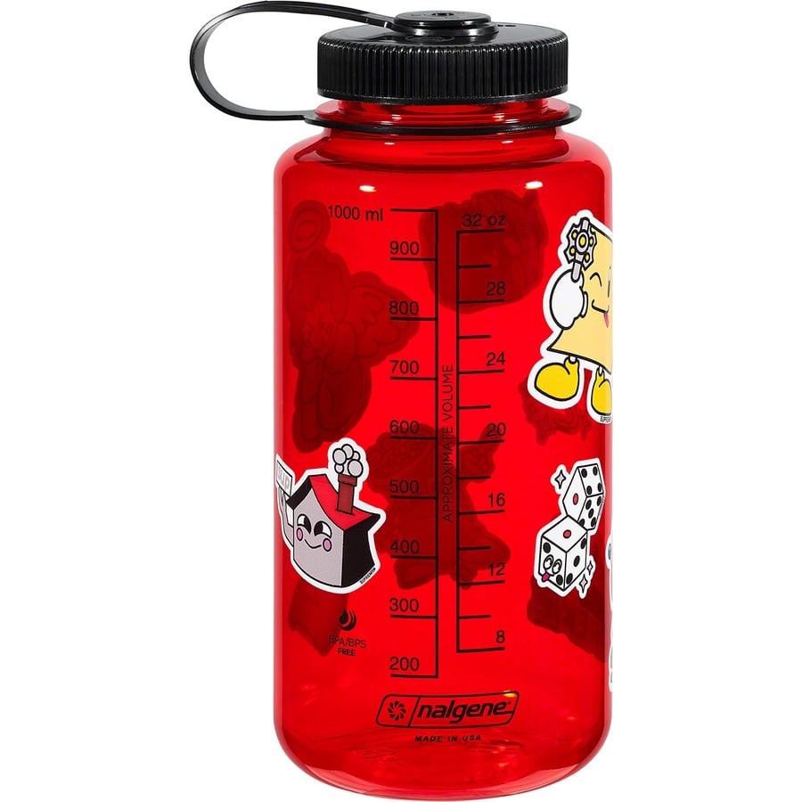 Details on Supreme Nalgene Characters 32 oz. Bottle Red from spring summer
                                                    2022 (Price is $30)