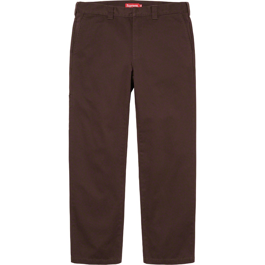 Details on Work Pant Brown from spring summer
                                                    2022 (Price is $128)