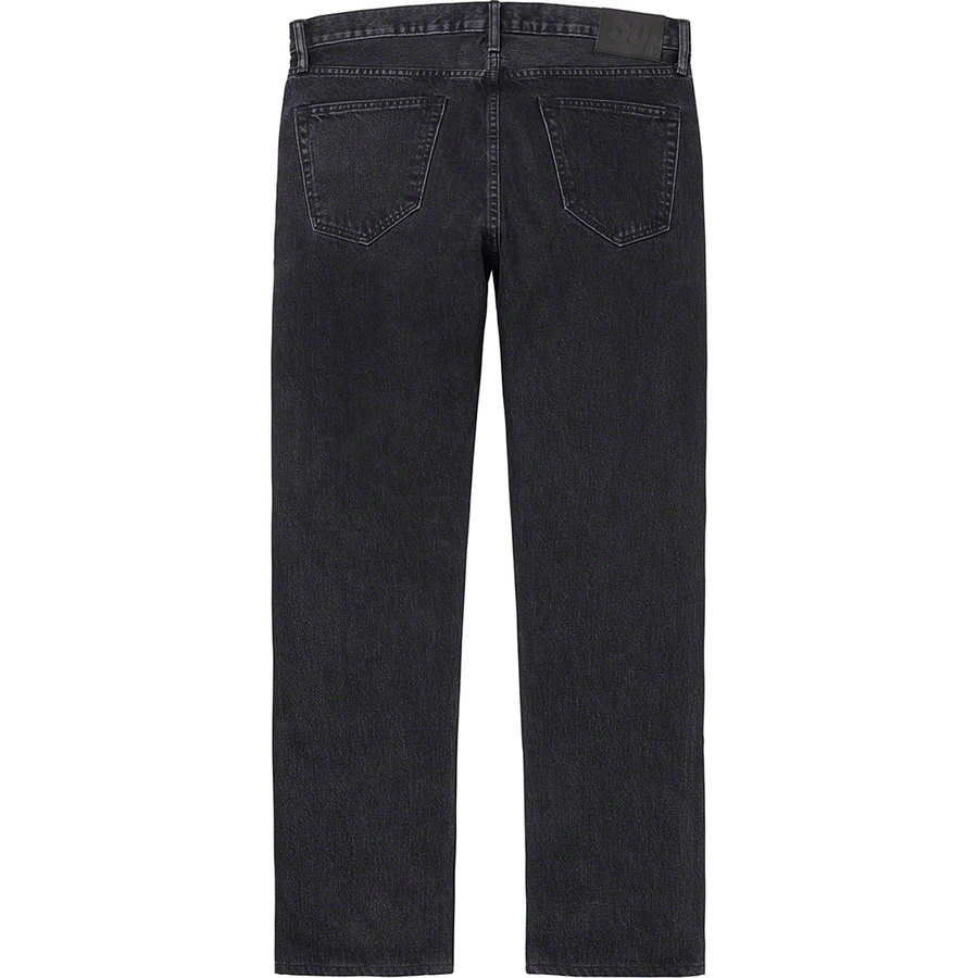 Details on Stone Washed Black Slim Jean Washed Black from spring summer
                                                    2022 (Price is $158)
