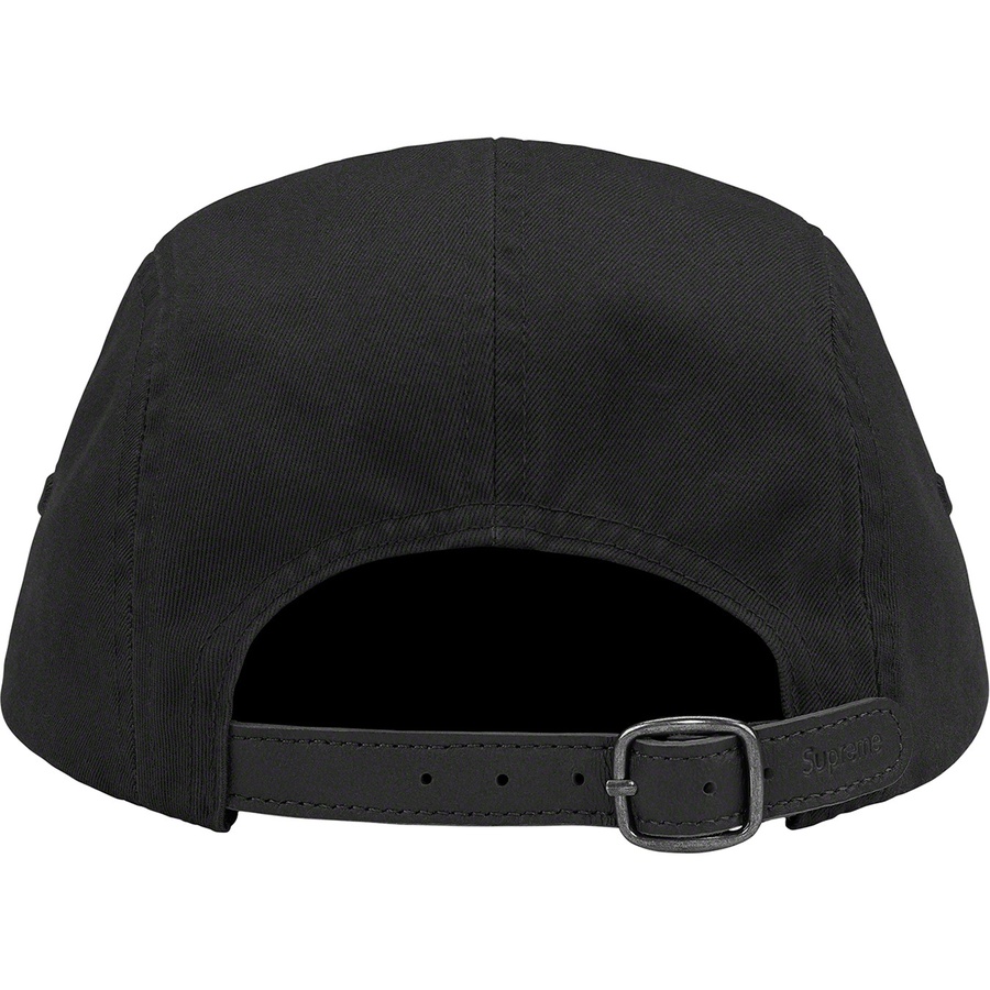 Details on Washed Chino Twill Camp Cap Black from spring summer
                                                    2022 (Price is $48)