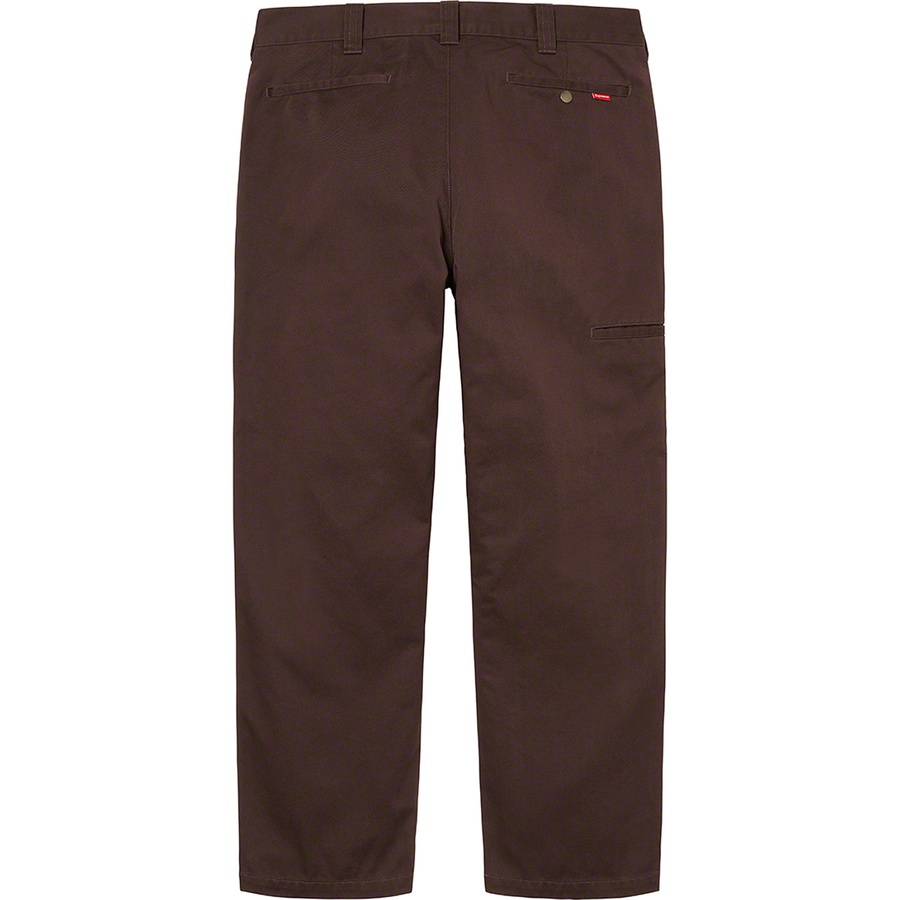 Details on Work Pant Brown from spring summer
                                                    2022 (Price is $128)