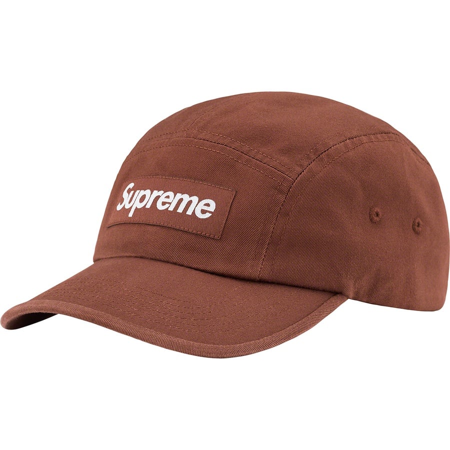Details on Washed Chino Twill Camp Cap Brown from spring summer 2022 (Price is $48)