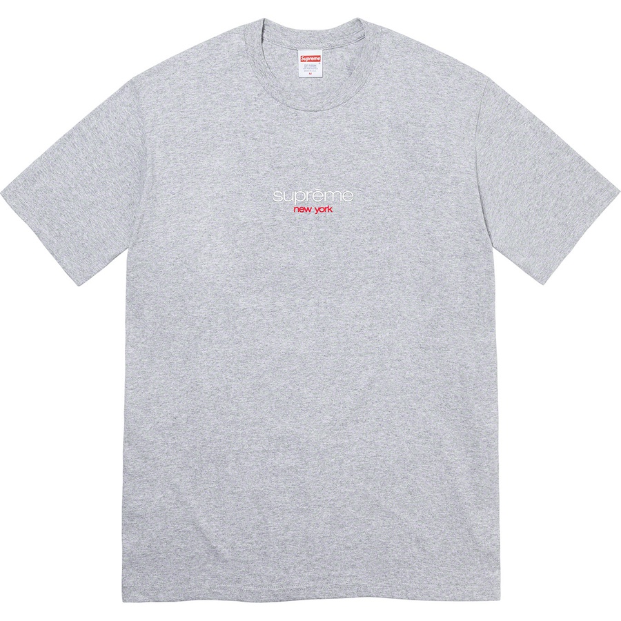 Details on Classic Logo Tee Heather Grey from spring summer 2022 (Price is $40)