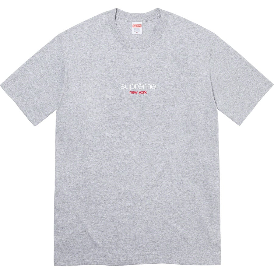 Details on Classic Logo Tee Heather Grey from spring summer
                                                    2022 (Price is $40)