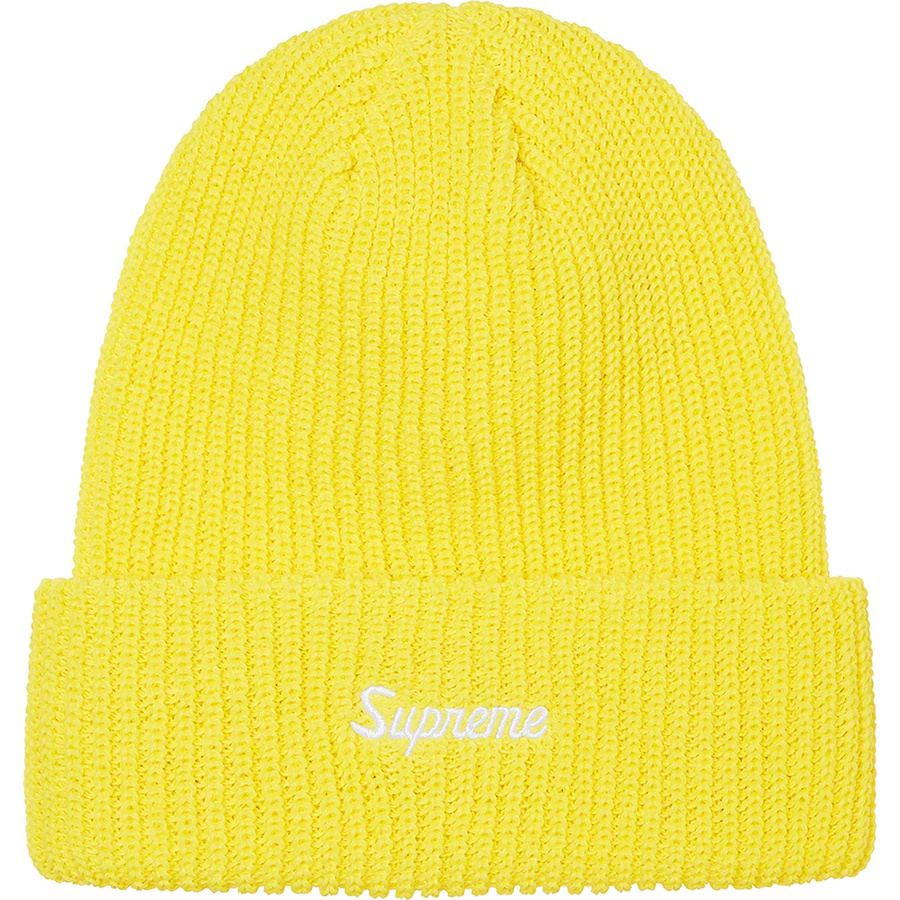 Details on Loose Gauge Beanie Light Lime from spring summer
                                                    2022 (Price is $38)